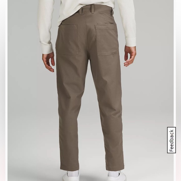 lululemon Relaxed-Tapered Twill Trouser Cropped Sz. 30 - Picture 2 of 11